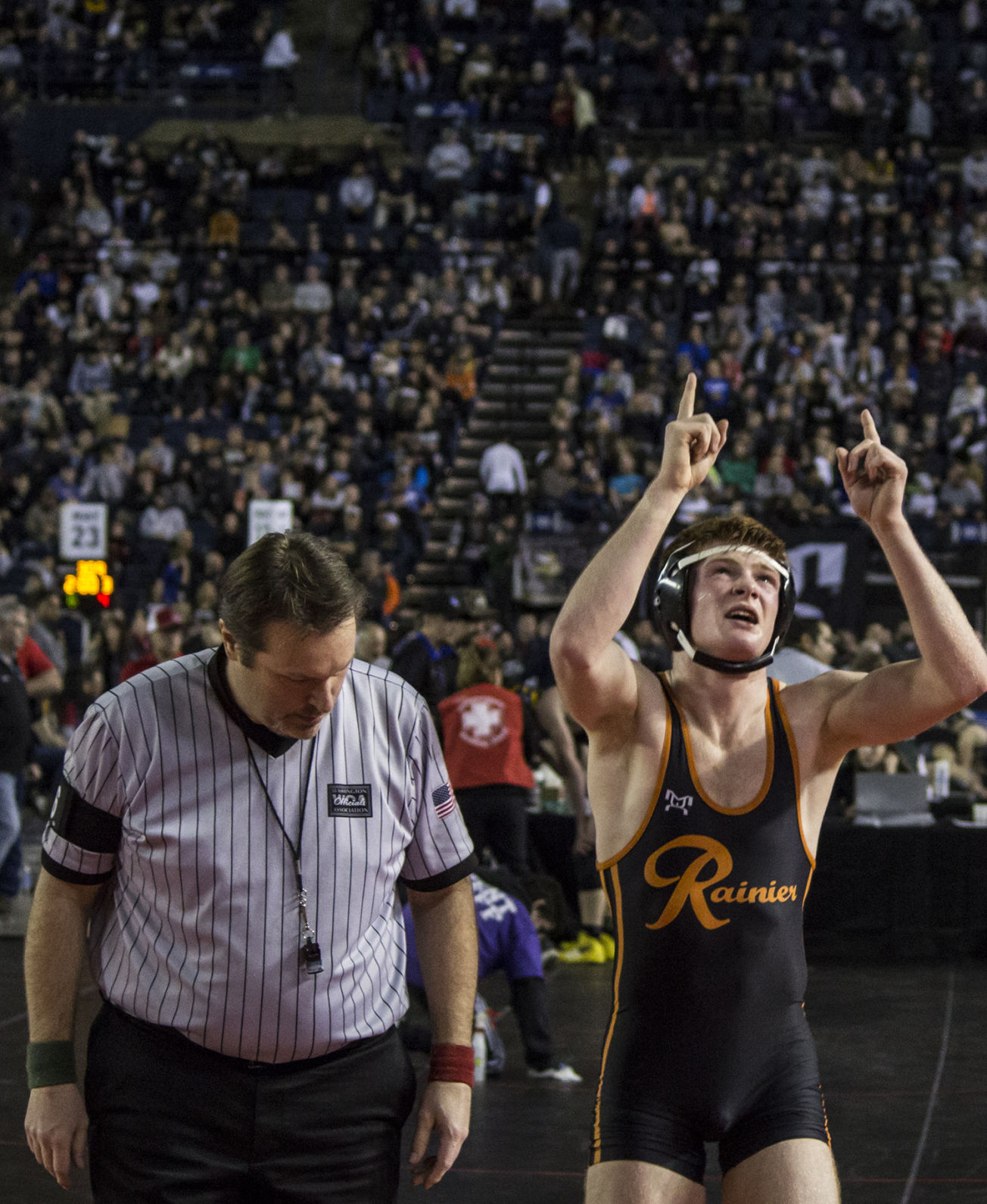 1A/2B Wrestling: Brody Klein Caps Stellar Season With State Title; Rainier, Tenino Grapplers Place